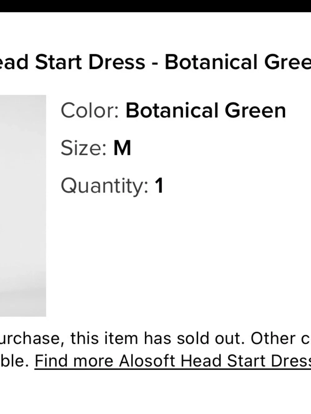 Alo yoga head start dress